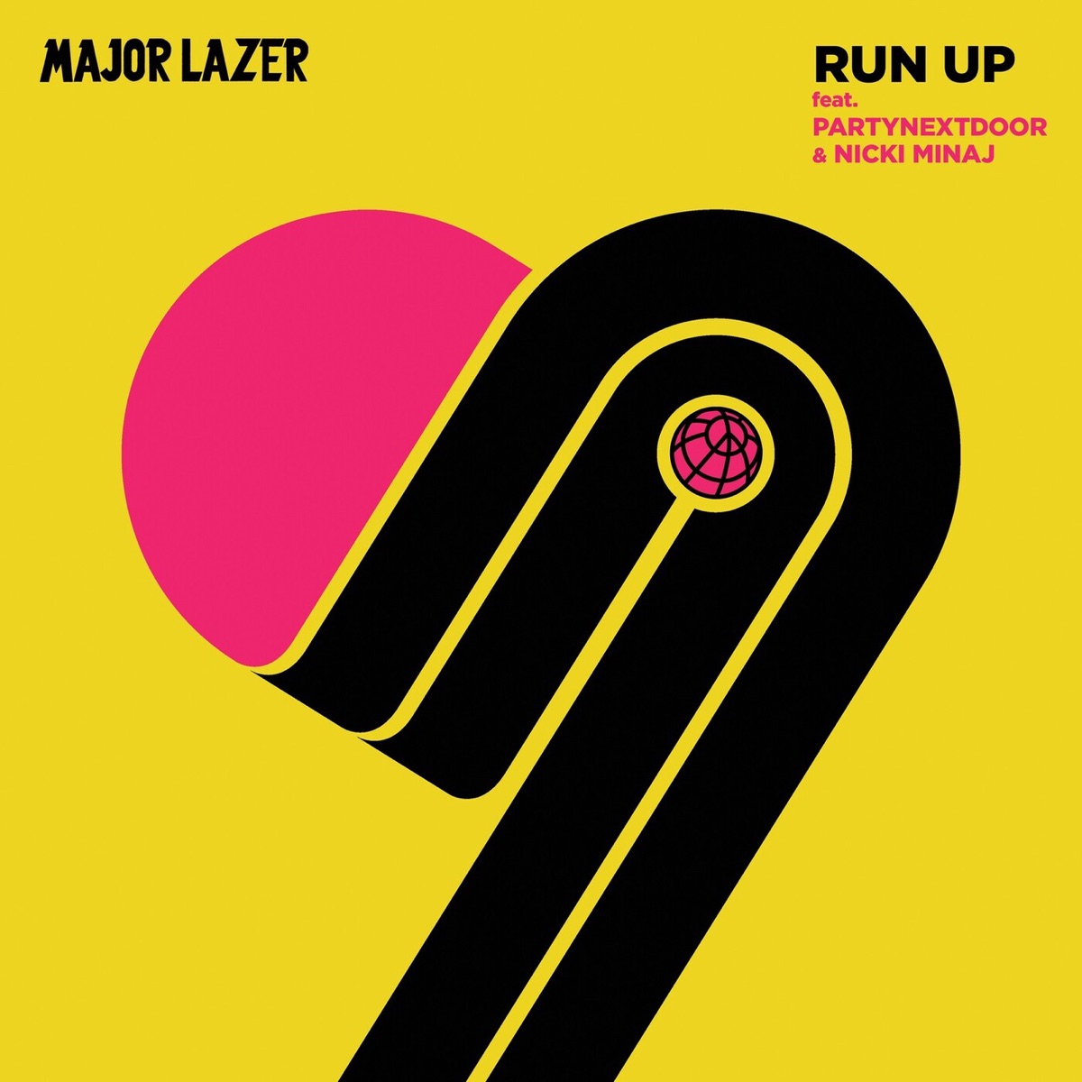 Run Up (Remixes) - EP by Major Lazer, PARTYNEXTDOOR & Nicki Minaj album cover artwork