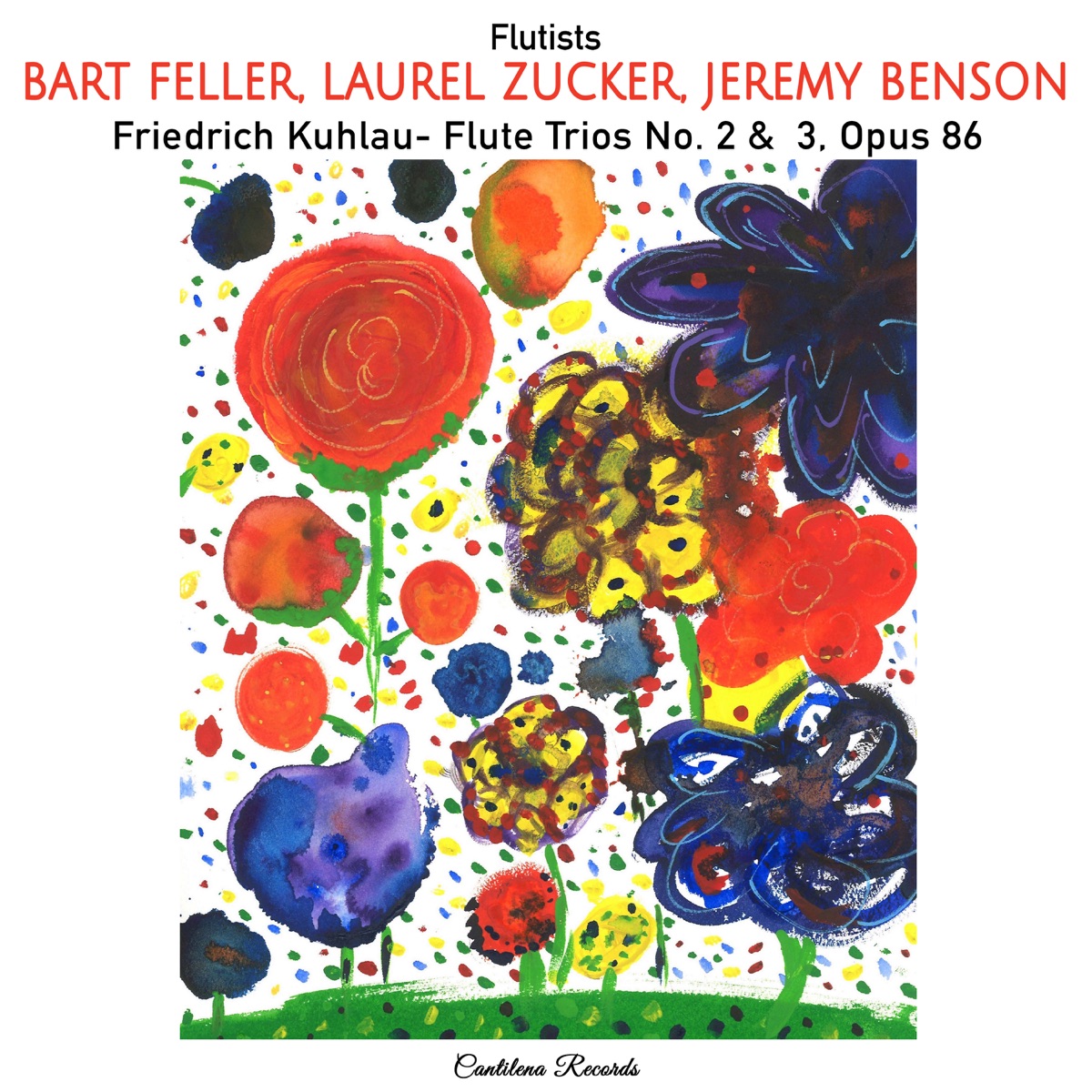 Friedrich Kuhlau - Trios No. 2 & 3, Op. 86 by Laurel Zucker, Bart Feller & Jeremy Benson album cover