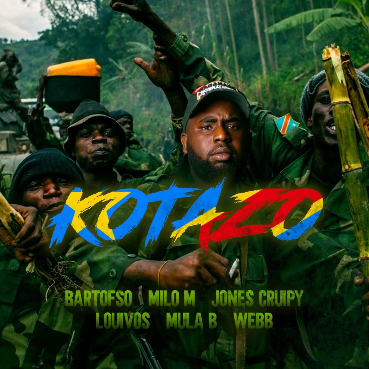 Kotazo (feat. Milo M, Webb, Mula B, LouiVos & Jones Cruipy) - Single by Bartofso album cover