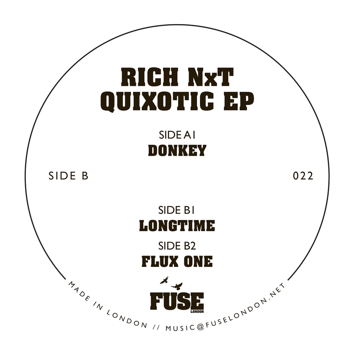 Quixotic EP by Rich NxT album cover