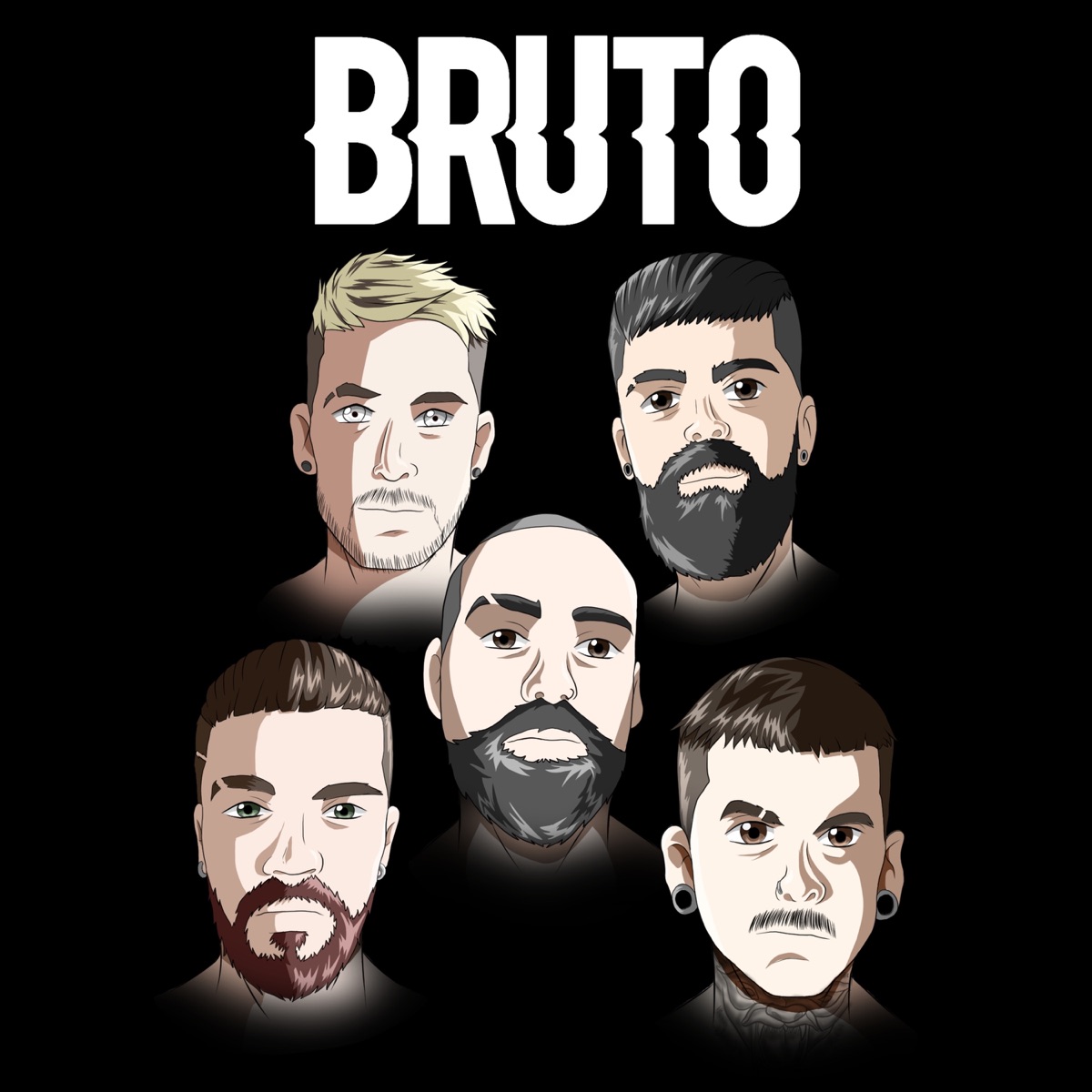 Bruto (feat. Chesare & Adonny) - Single by Paulo, Young Killer & Mareo album cover
