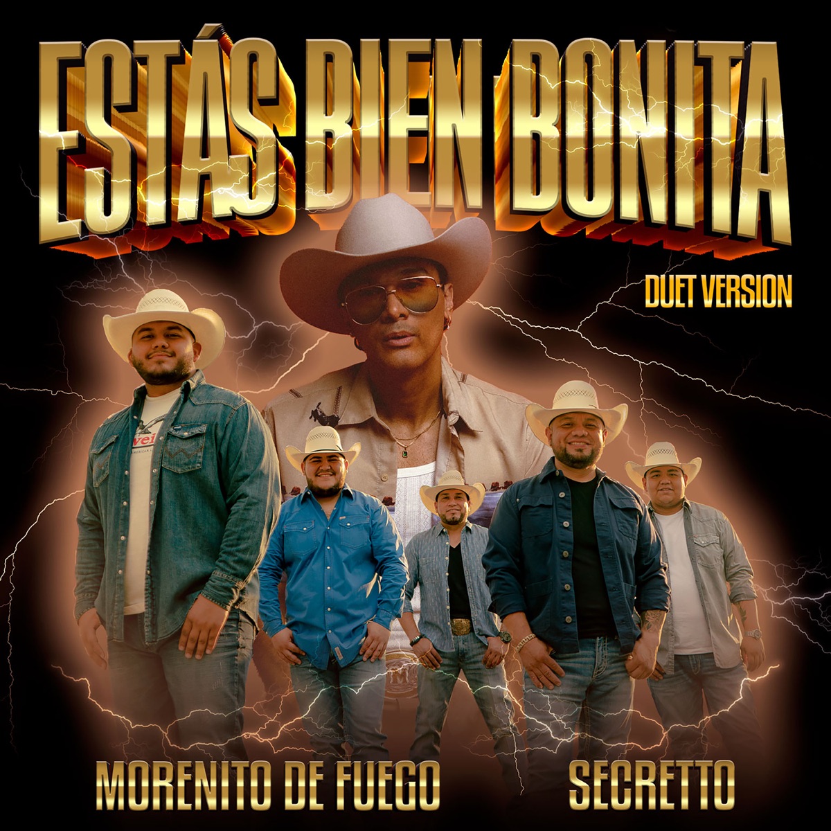 Estás Bien Bonita (Duet Version) - Single by Morenito De Fuego & Secretto album cover