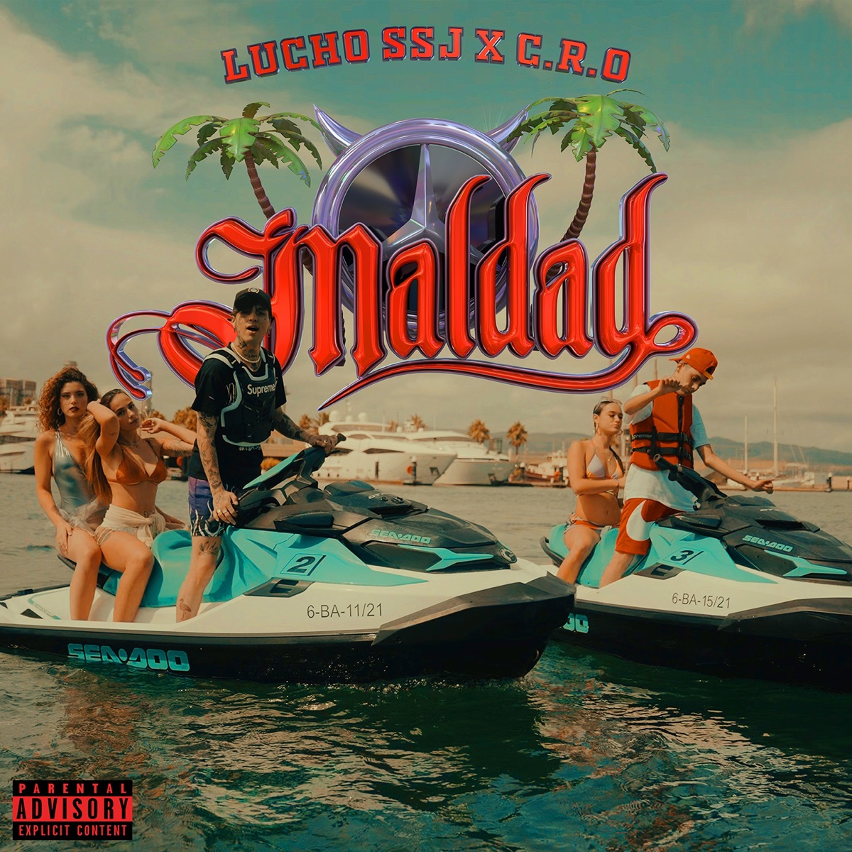 Maldad (feat. C.R.O) - Single by Lucho SSJ album cover