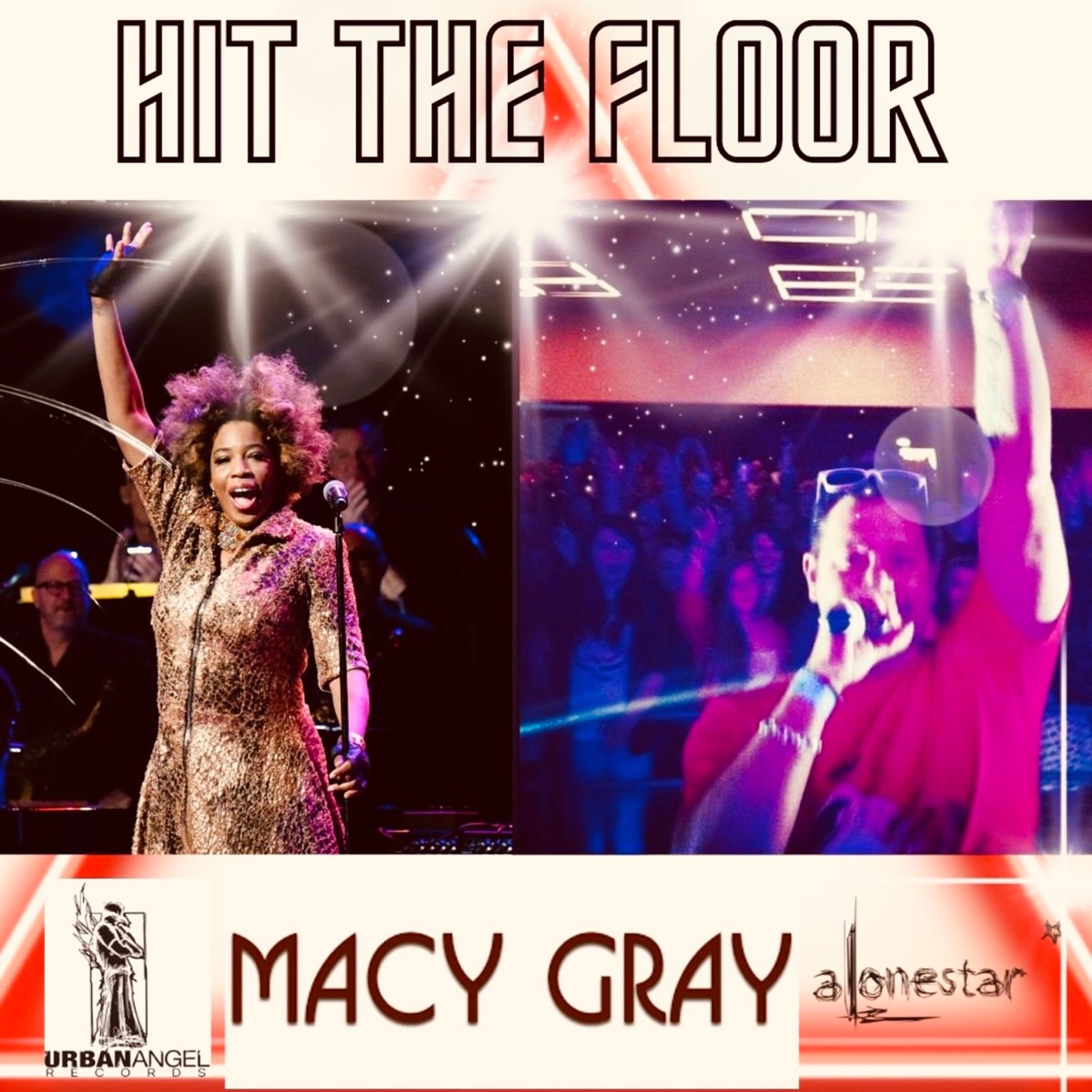Hit The Floor (feat. Macy Gray) [Dance] - Single by Jethro Sheeran & Dirty Pop album cover