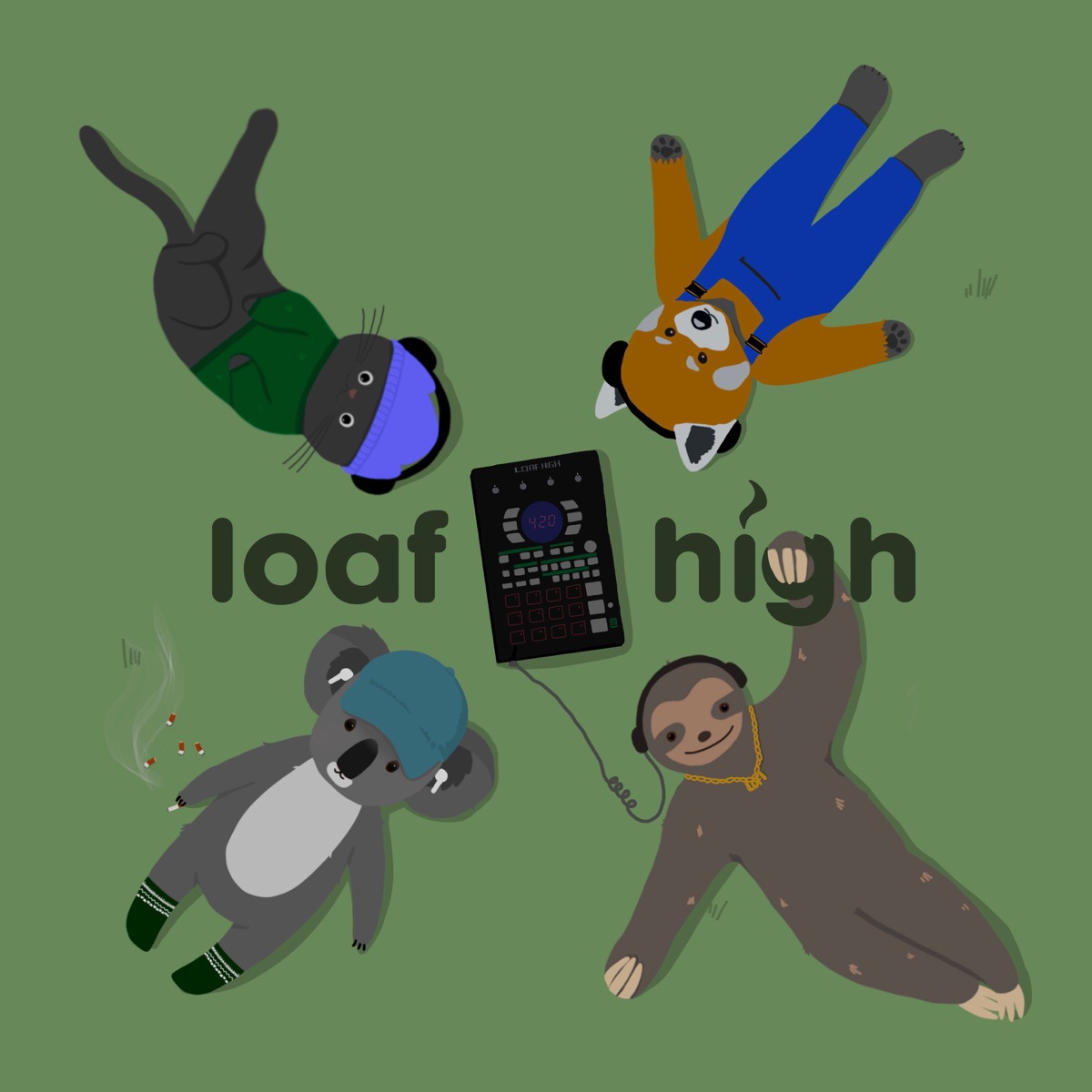 Good Ol' Days - Single by loaf high & ScabBeatz album cover