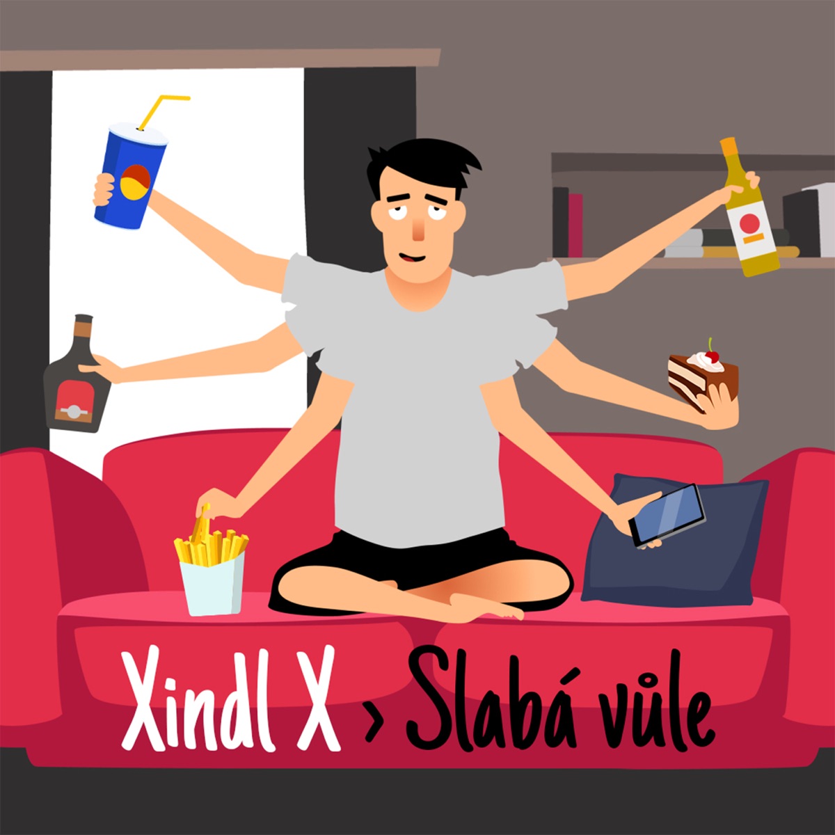 Slabá vůle - Single by Xindl X album cover