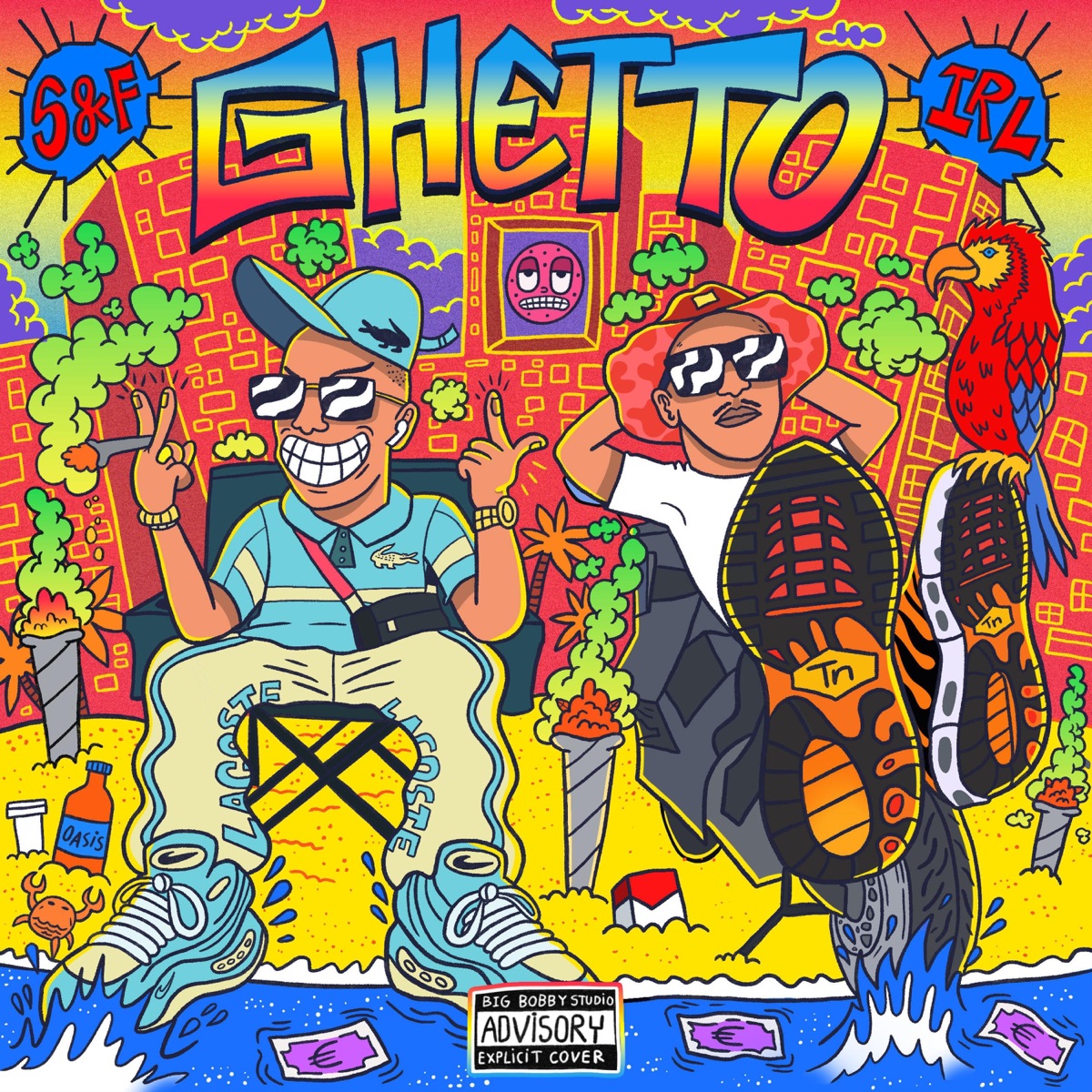 GHETTO (feat. IRL) - Single by SF album cover