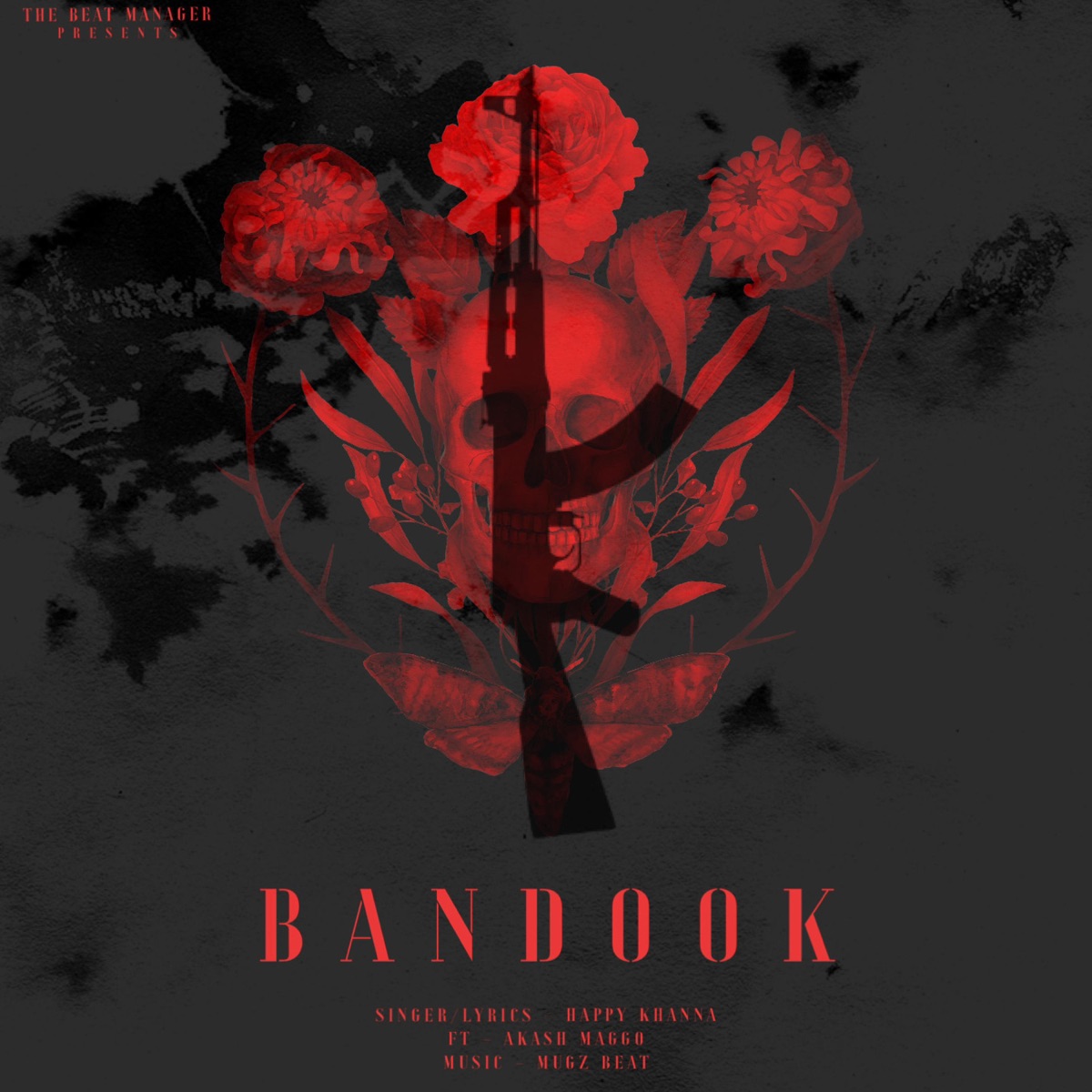 BANDOOK (feat. AKASH MAGGO) - Single by HAPPY KHANNA album cover