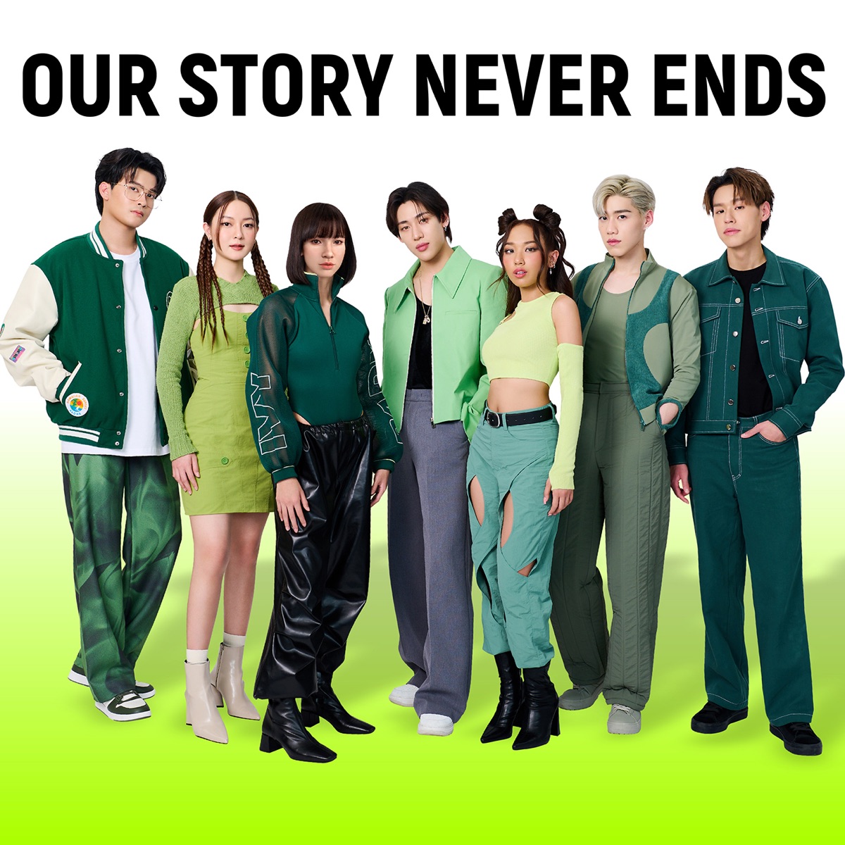 Our Story Never Ends - Single by Ailynn, BamBam, BILLKIN, Ink Waruntorn, MILLI, PP KRIT & NONT TANONT album cover