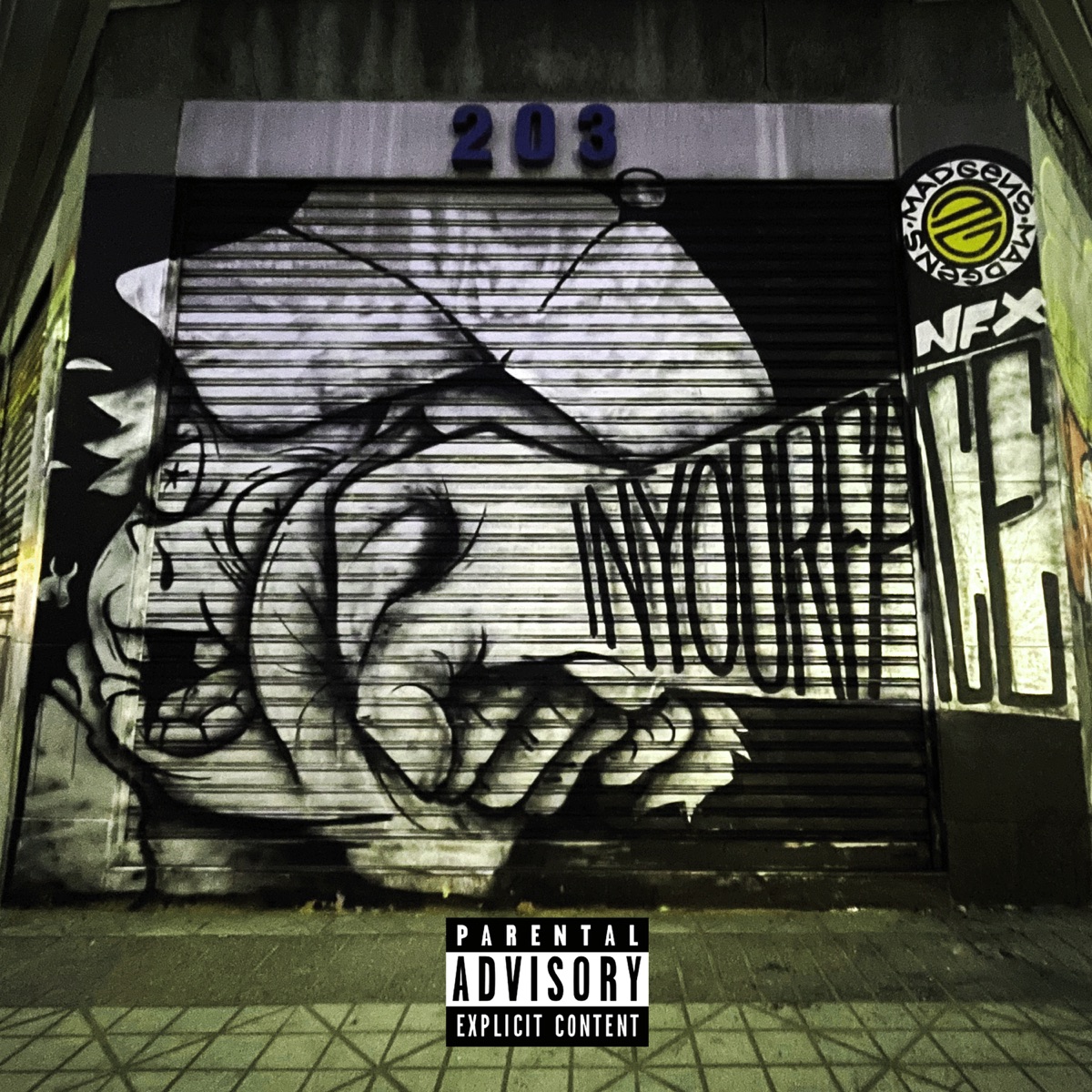 In Your Face - Single by Madgens & Nfx album cover