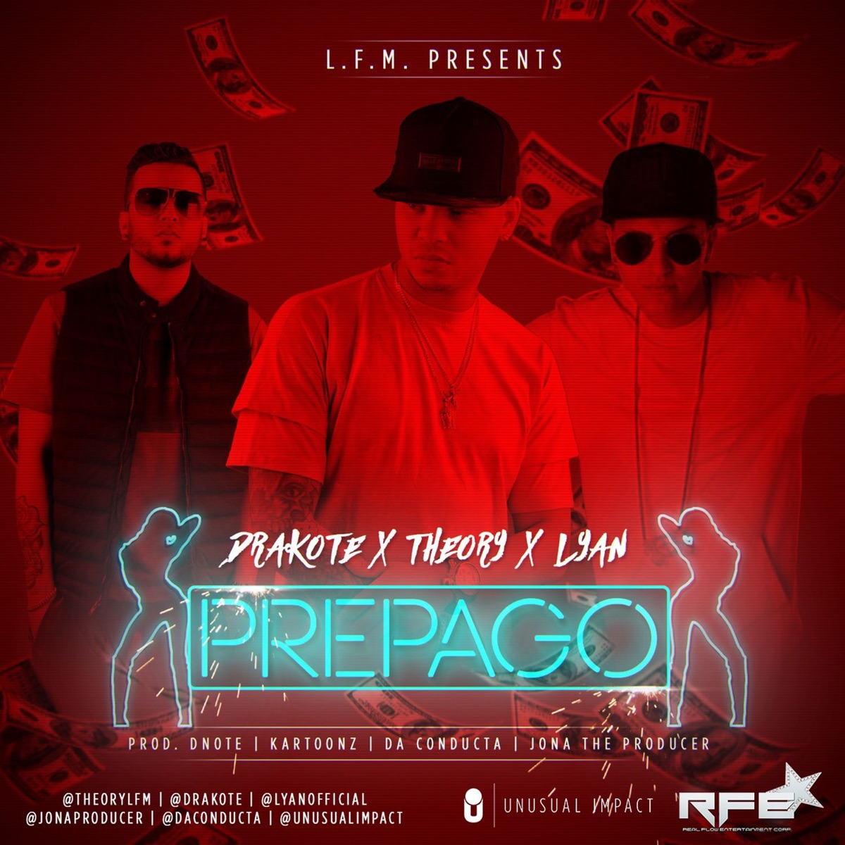 Prepago (feat. Lyan & Drakote) - Single by Theory album cover