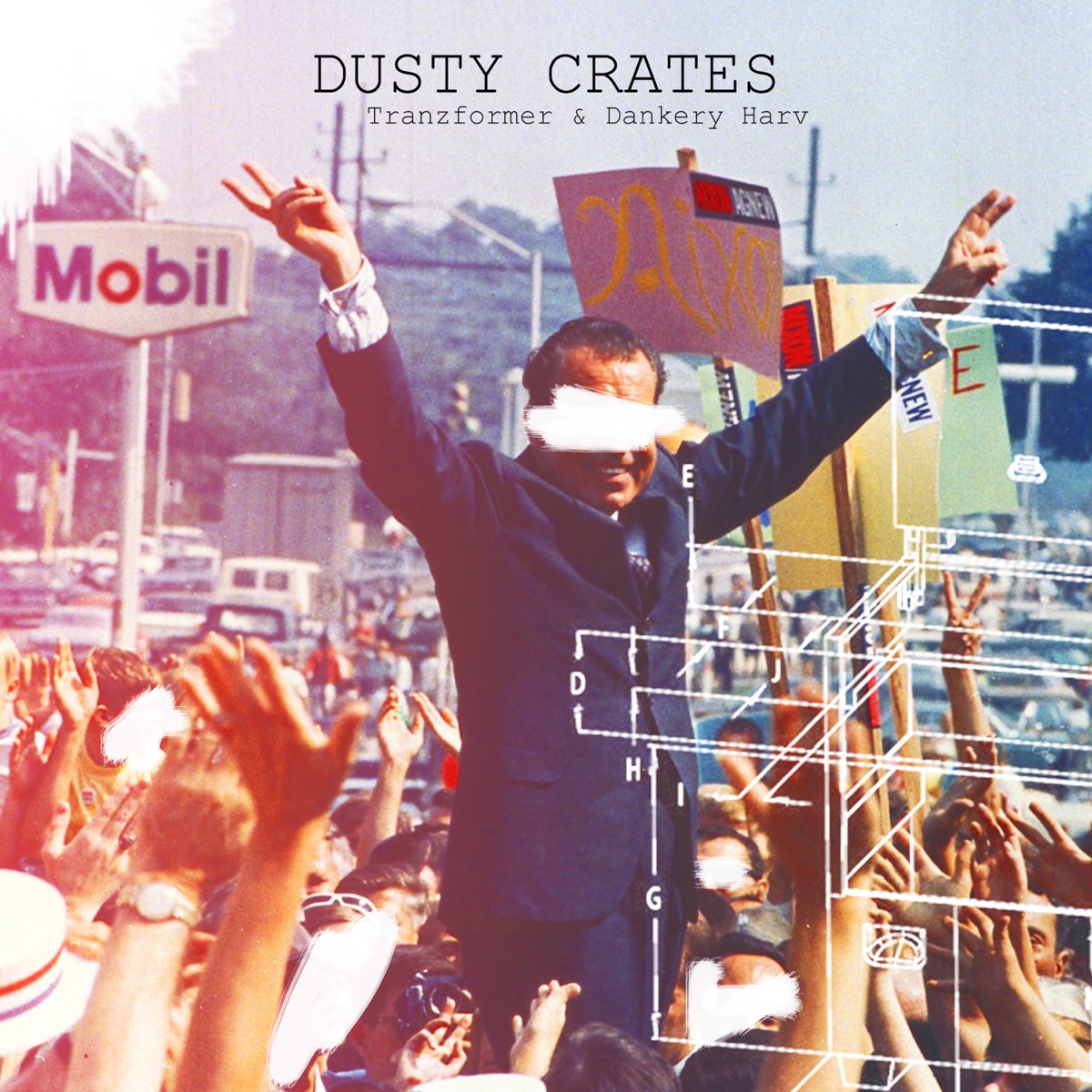 Dusty Crates - EP by Tranzformer & Dankery Harv album cover