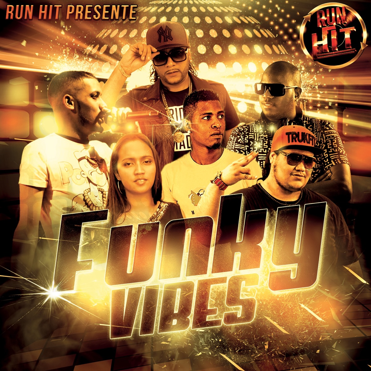 Funky Vibes (feat. T-Matt, Mc Duc & Ally Dream) [Edit] - Single by VJ Awax album cover