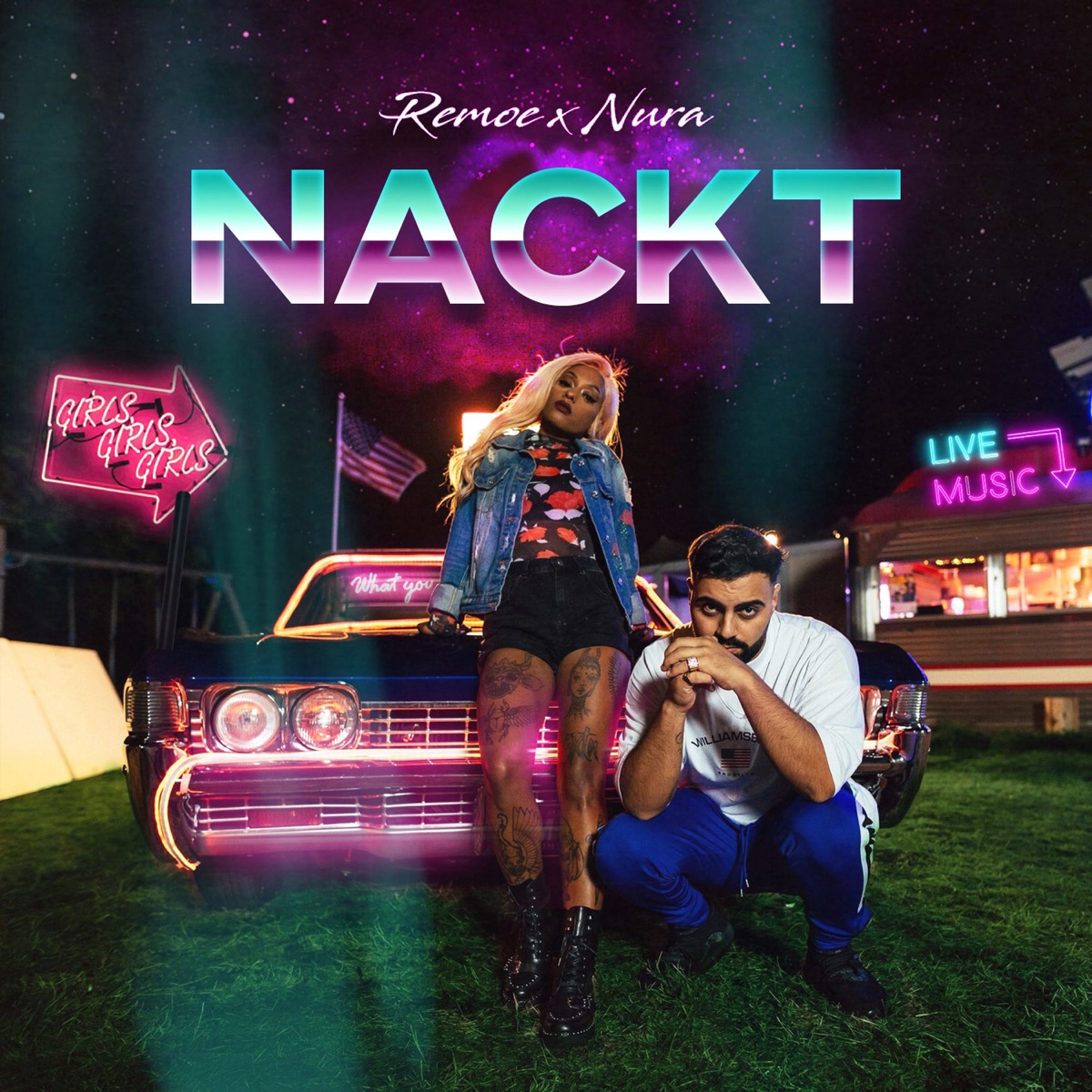 Nackt - Single by Remoe & Nura album cover