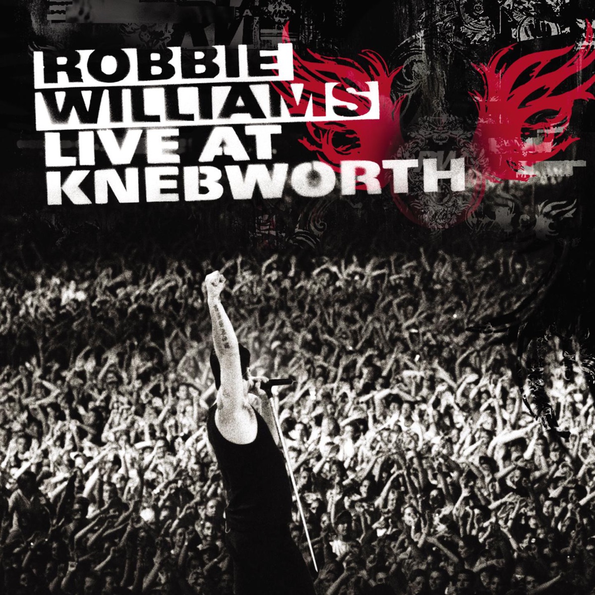 Live At Knebworth by Robbie Williams album cover