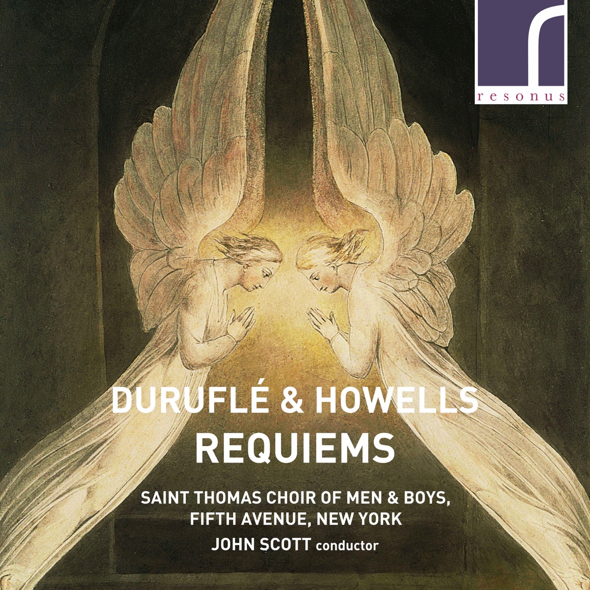 Duruflé & Howells: Requiems by Saint Thomas Choir of Men and Boys, John Scott & Frederick Teardo album cover