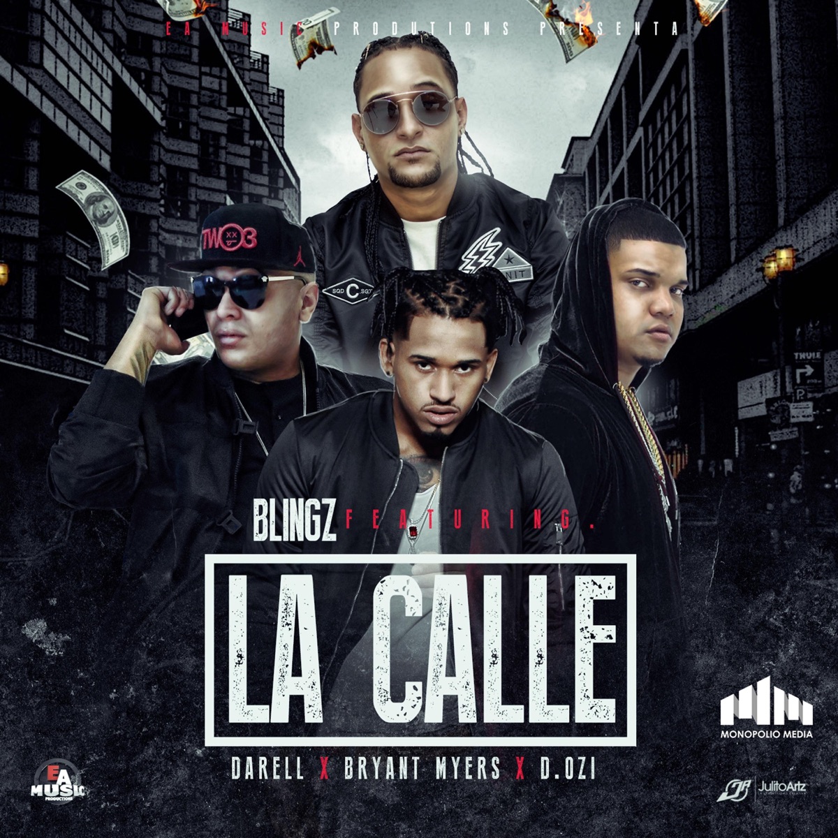 La Calle (feat. Darell, Bryant Myers & D.OZI) - Single by Blingz album cover