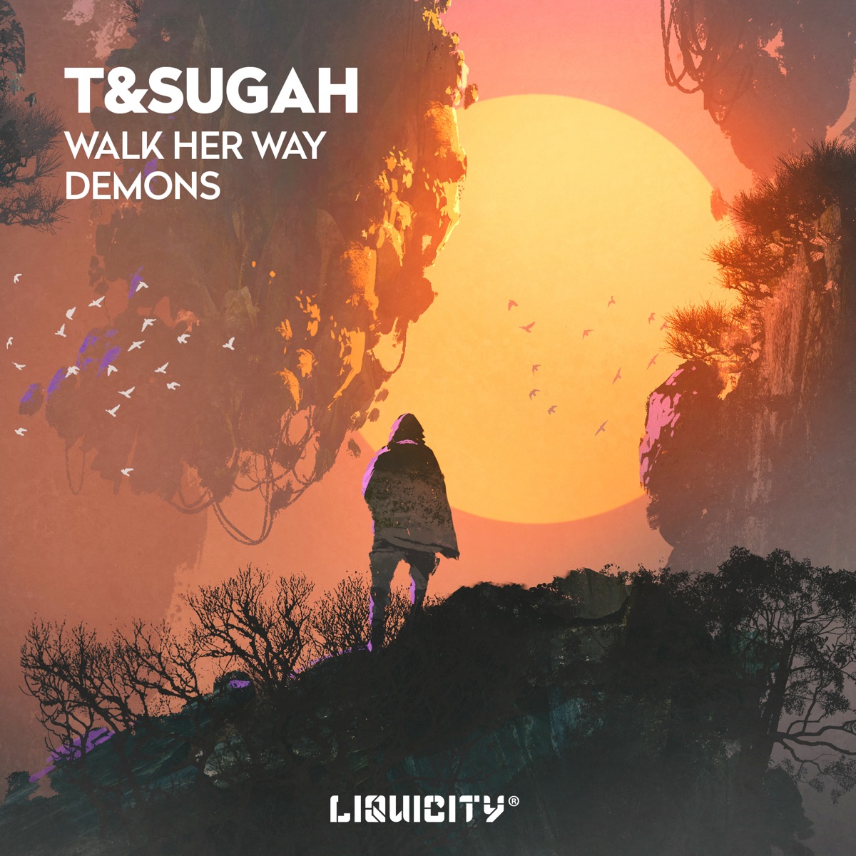 Walk Her Way / Demons - Single by T & Sugah album cover