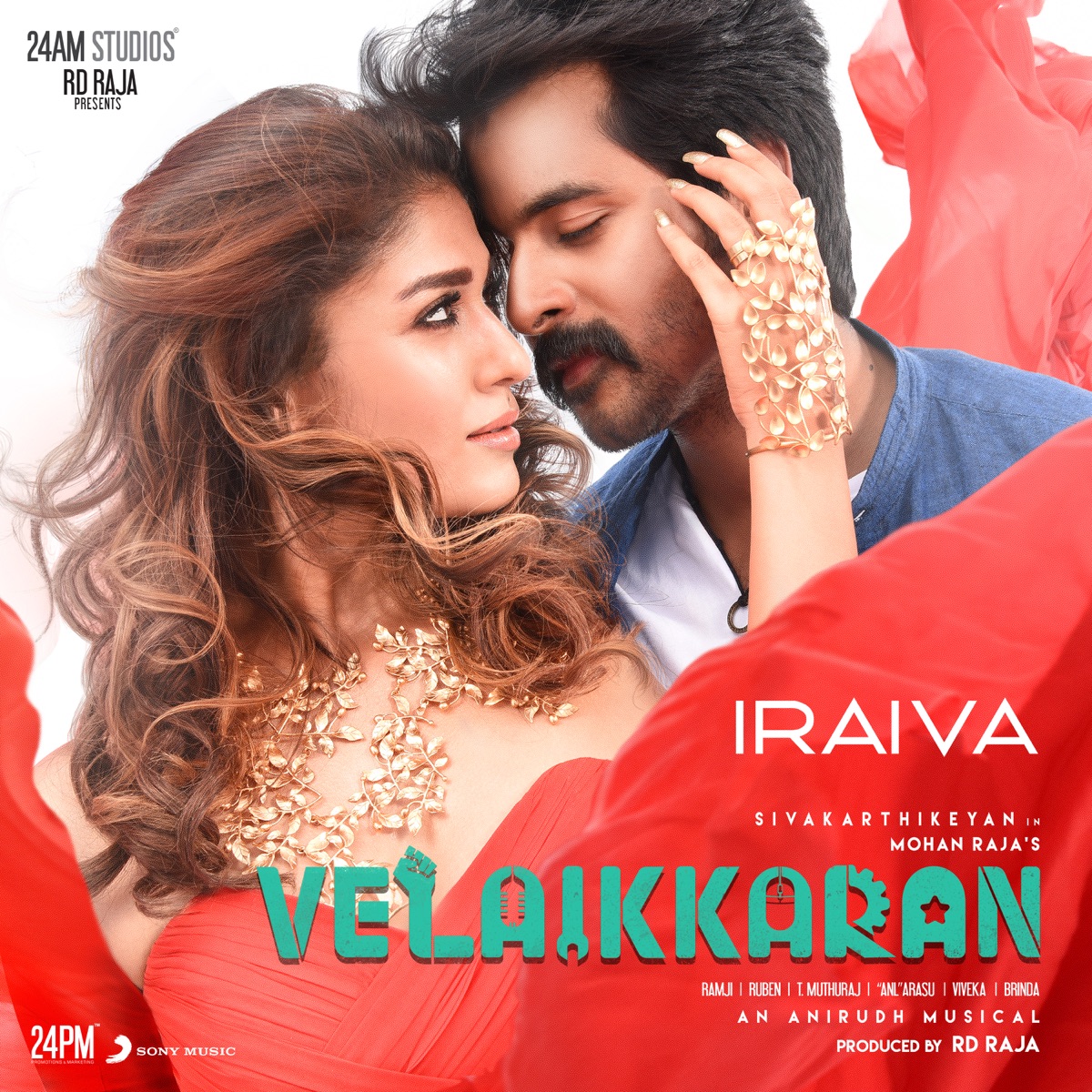 Iraiva (From "Velaikkaran") - Single by Anirudh Ravichander & Jonita Gandhi album cover