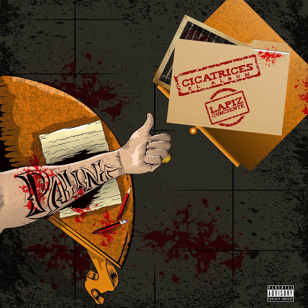 Cicatrices by Lapiz Conciente album cover