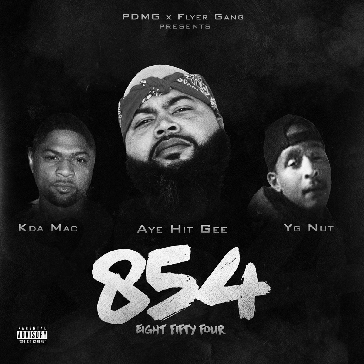 854 - Ep by Kda Mac, Aye Hit Gee & YG Nut album cover
