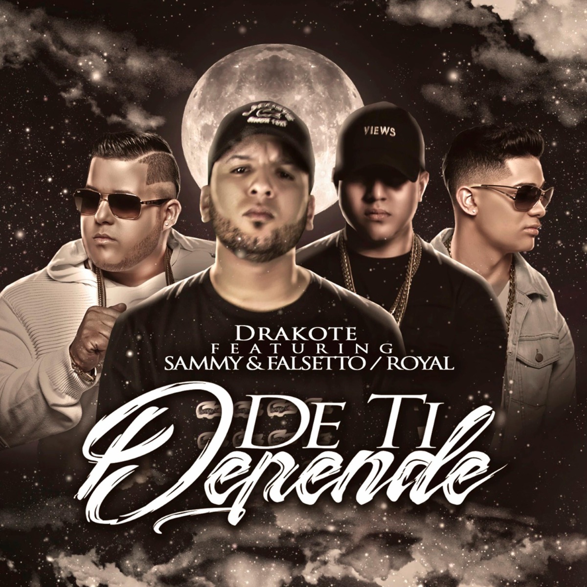De Ti Depende (feat. Falsetto, Sammy & Royal) - Single by Drakote album cover