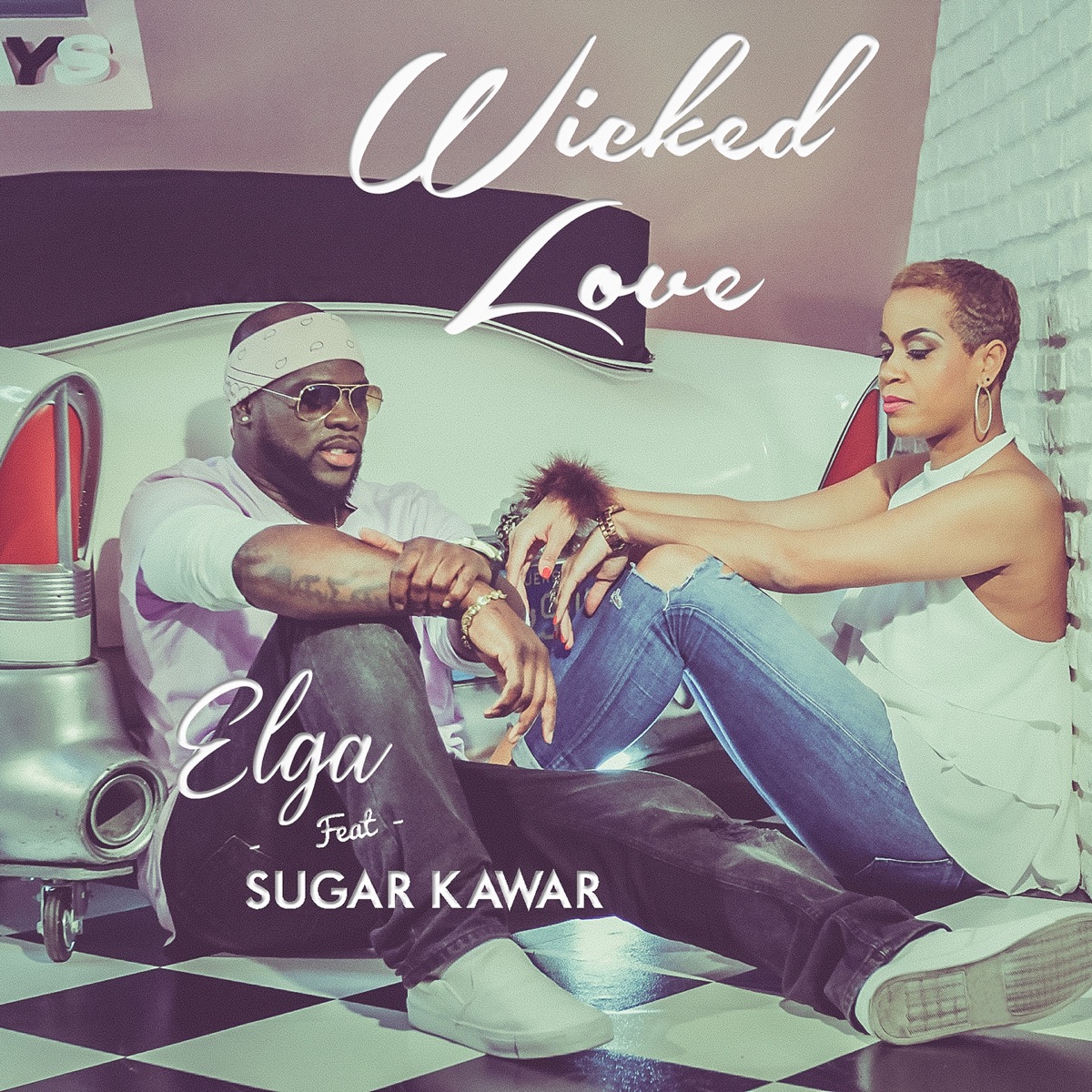 Wicked Love (feat. Sugar Kawar) - Single by Elga album cover