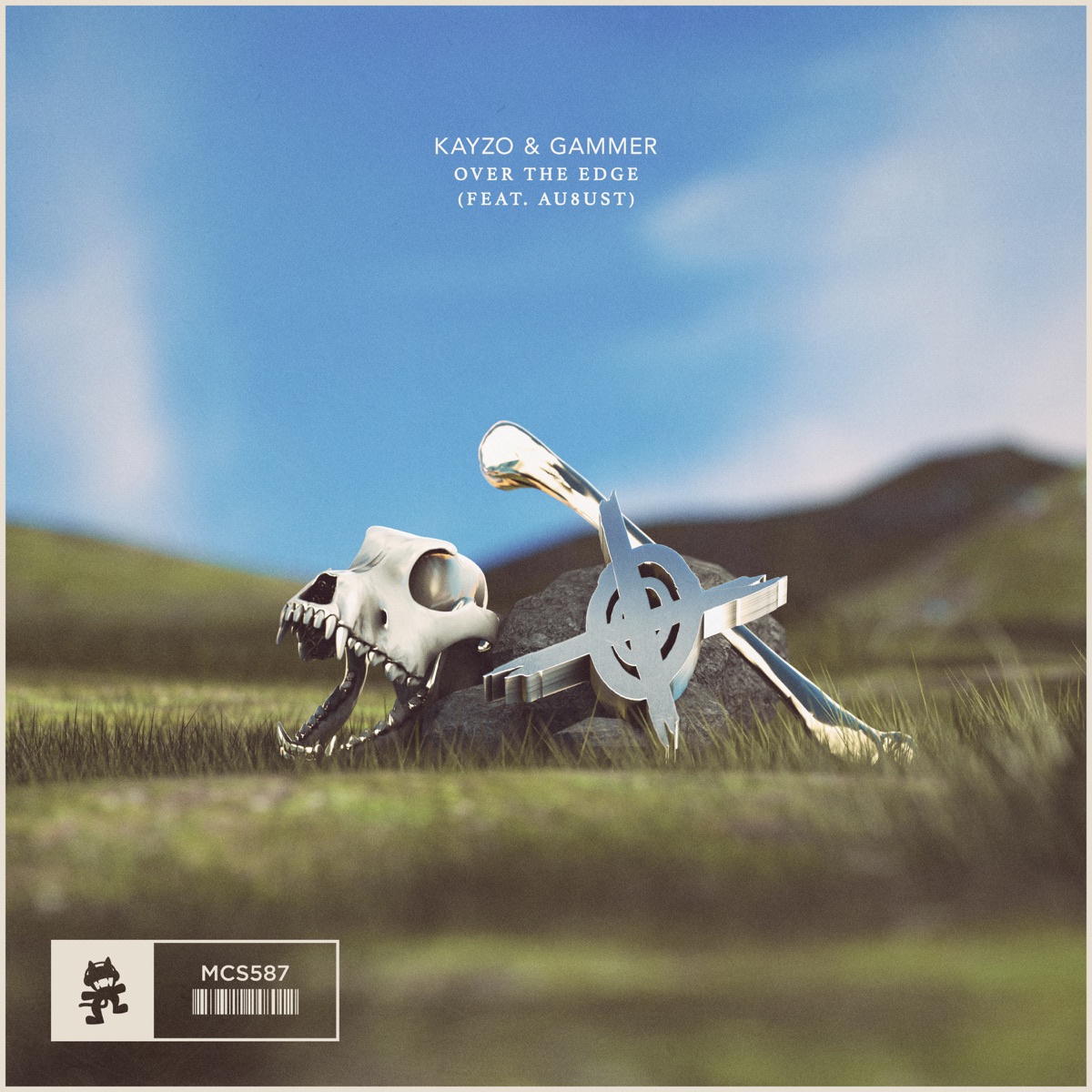 Over the Edge (feat. AU8UST) - Single by Kayzo & Gammer album cover