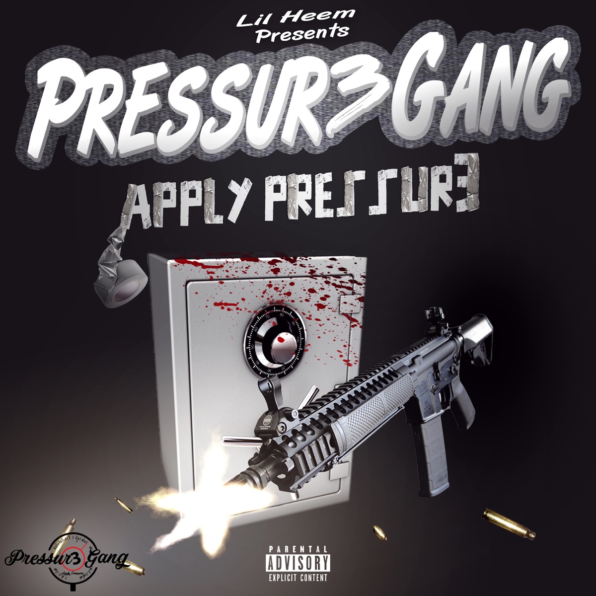 Pressur3Gang: Apply Pressure by Lil' Heem album cover