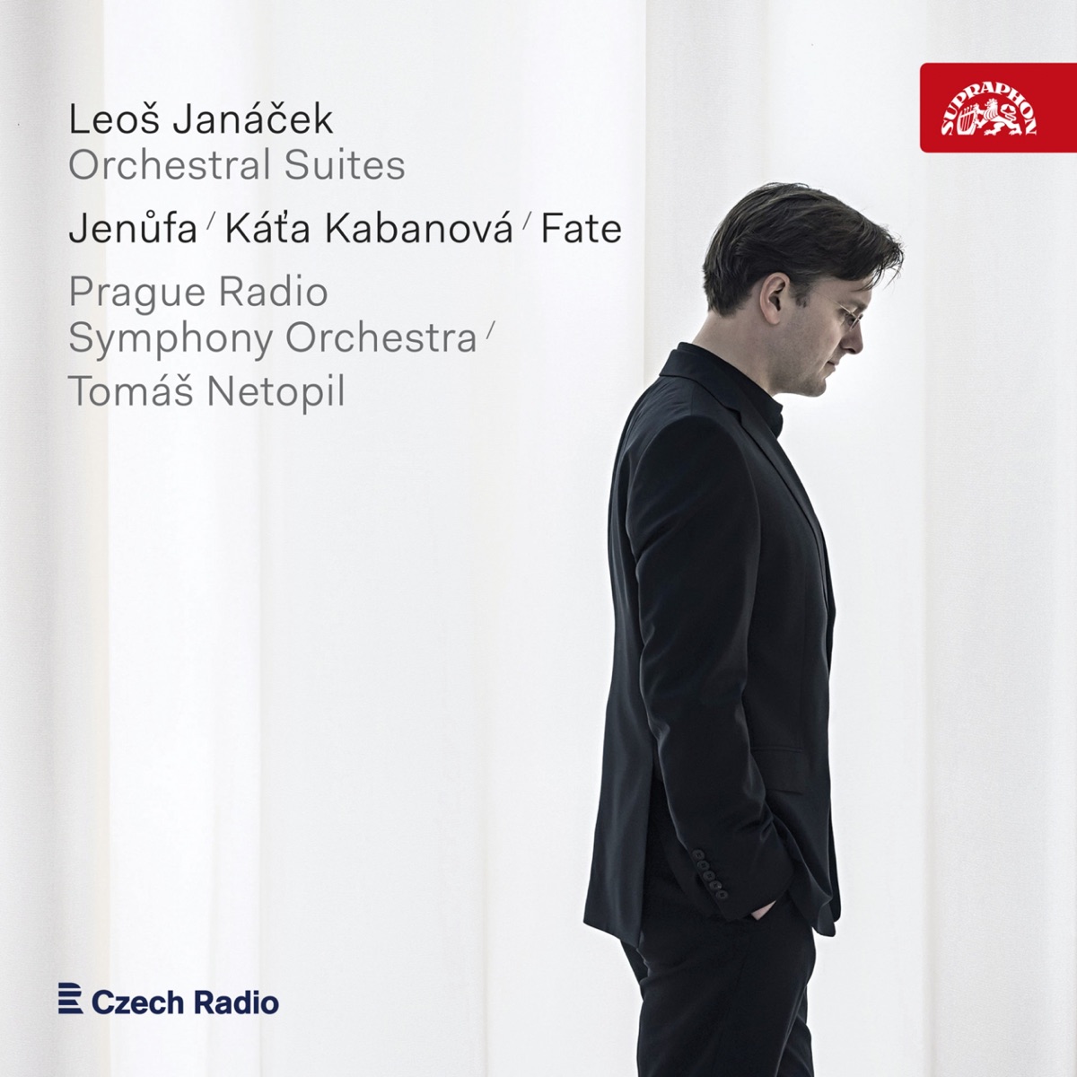 Janáček: Orchestral Suites - Jenůfa, Káťa Kabanová, Fate by Tomáš Netopil & Prague Radio Symphony Orchestra album cover