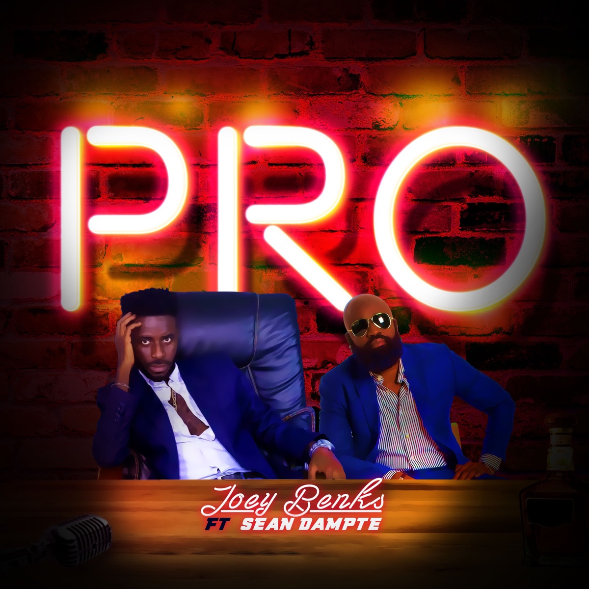 Pro (feat. Sean Dampte) - Single by Joey Benks album cover