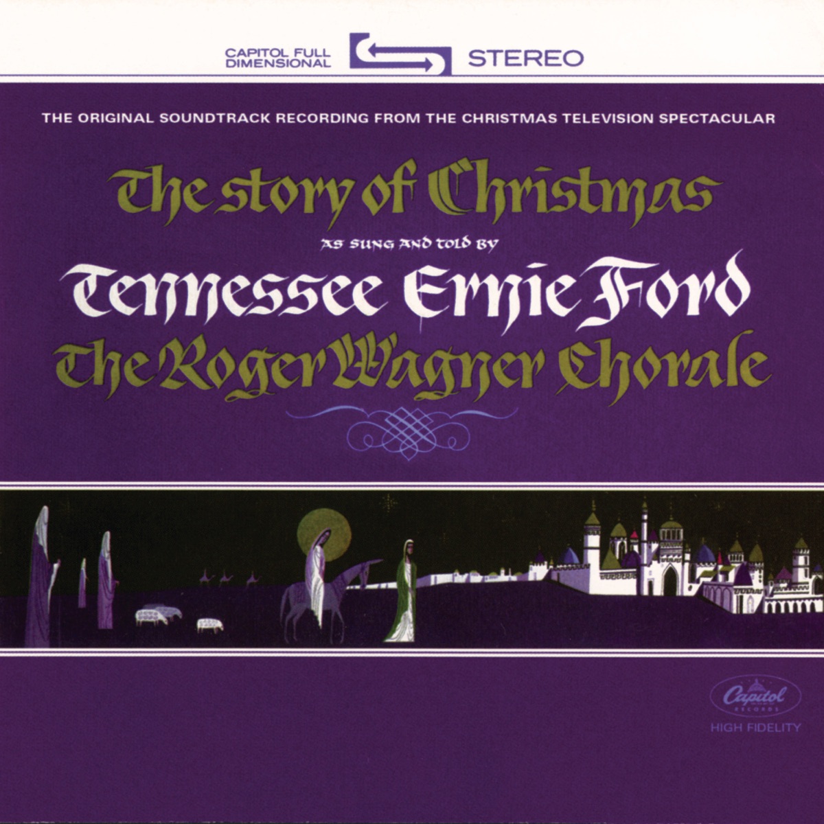 The Story of Christmas by Tennessee Ernie Ford & Roger Wagner Chorale album cover