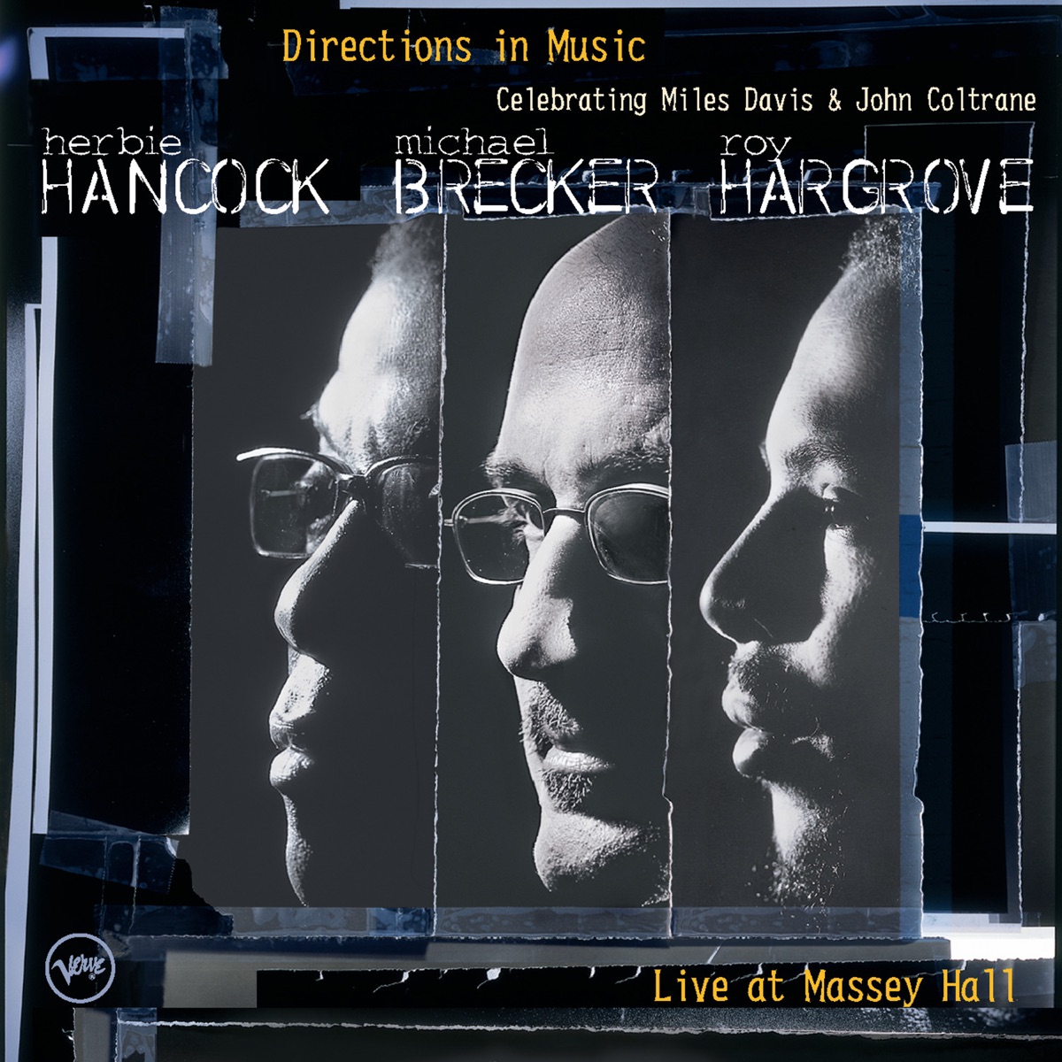 Directions In Music: Live At Massey Hall by Herbie Hancock, Michael Brecker & Roy Hargrove album cover