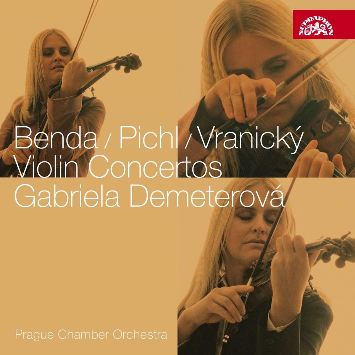Benda, Pichl & Vranický: Violin Concertos by Gabriela Demeterová, Milan Lajcik & Prague Chamber Orchestra album cover