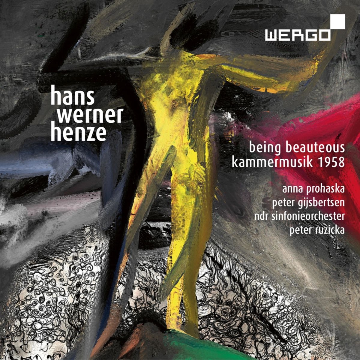 Henze: Being Beauteous - Kammermusik 1958 by Peter Gijsbertsen, NDR Elbphilharmonie Orchester, Jürgen Ruck & Peter Ruzicka album cover