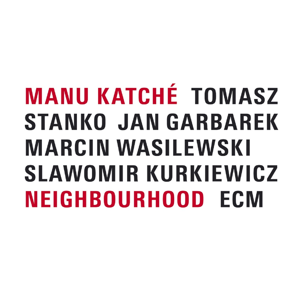 Neighbourhood by Manu Katché album cover