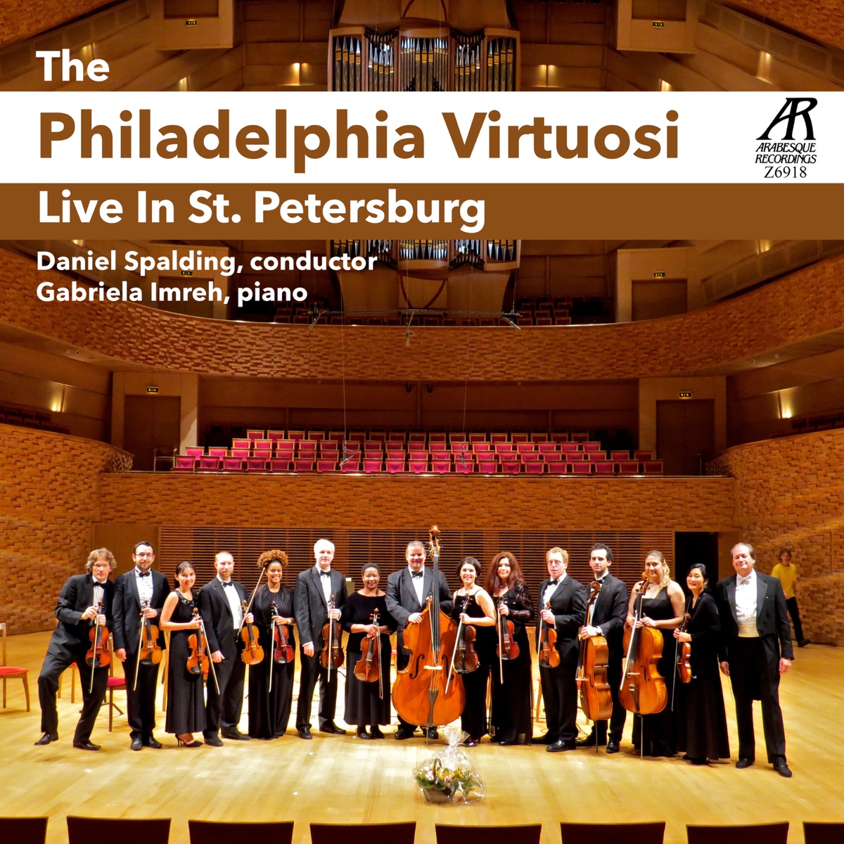 The Philadelphia Virtuosi: Live In St. Petersburg by Philadelphia Virtuosi Chamber Orchestra album cover