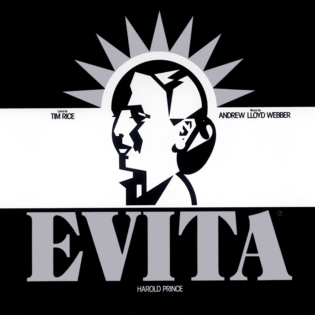 Evita (Original 1979 Los Angeles Cast) by Andrew Lloyd Webber, Tim Rice, Patti LuPone & Mandy Patinkin album cover