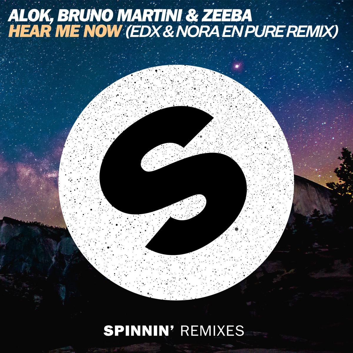 Hear Me Now (EDX & Nora En Pure Radio Mix) - Single by Alok, Zeeba & Bruno Martini album cover