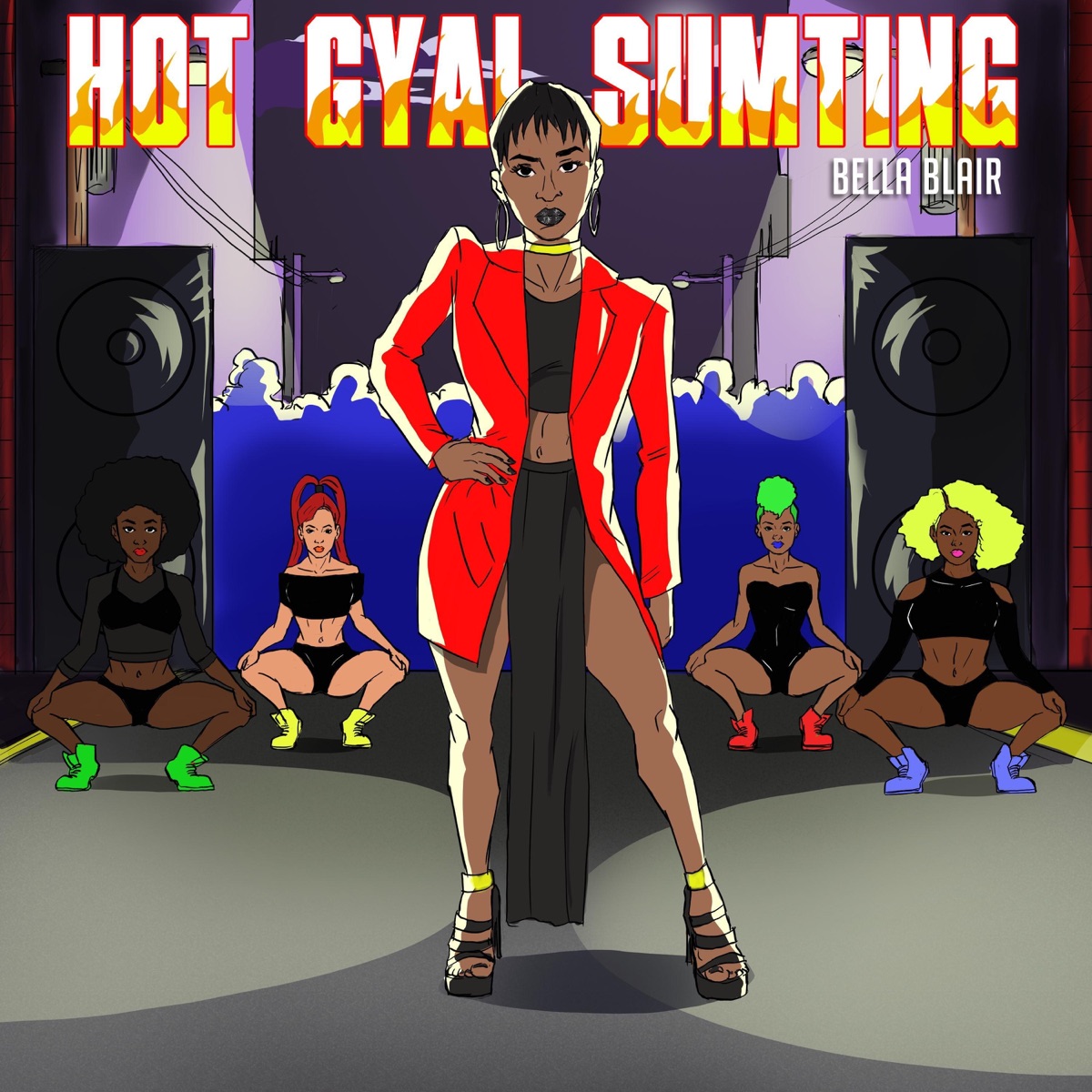 Hot Gyal Sumting - Single by Bella Blair album cover