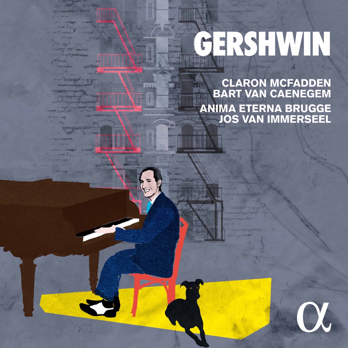 Gershwin by Anima Eterna Brugge & Jos van Immerseel album cover
