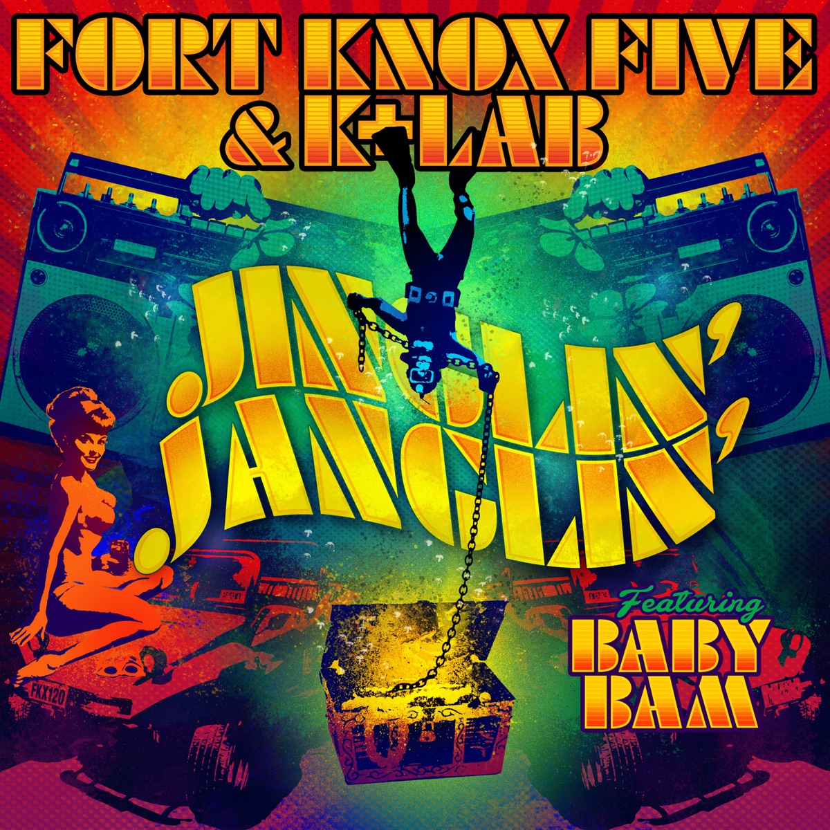 Jinglin' Janglin' - Single by Fort Knox Five & K+Lab album cover