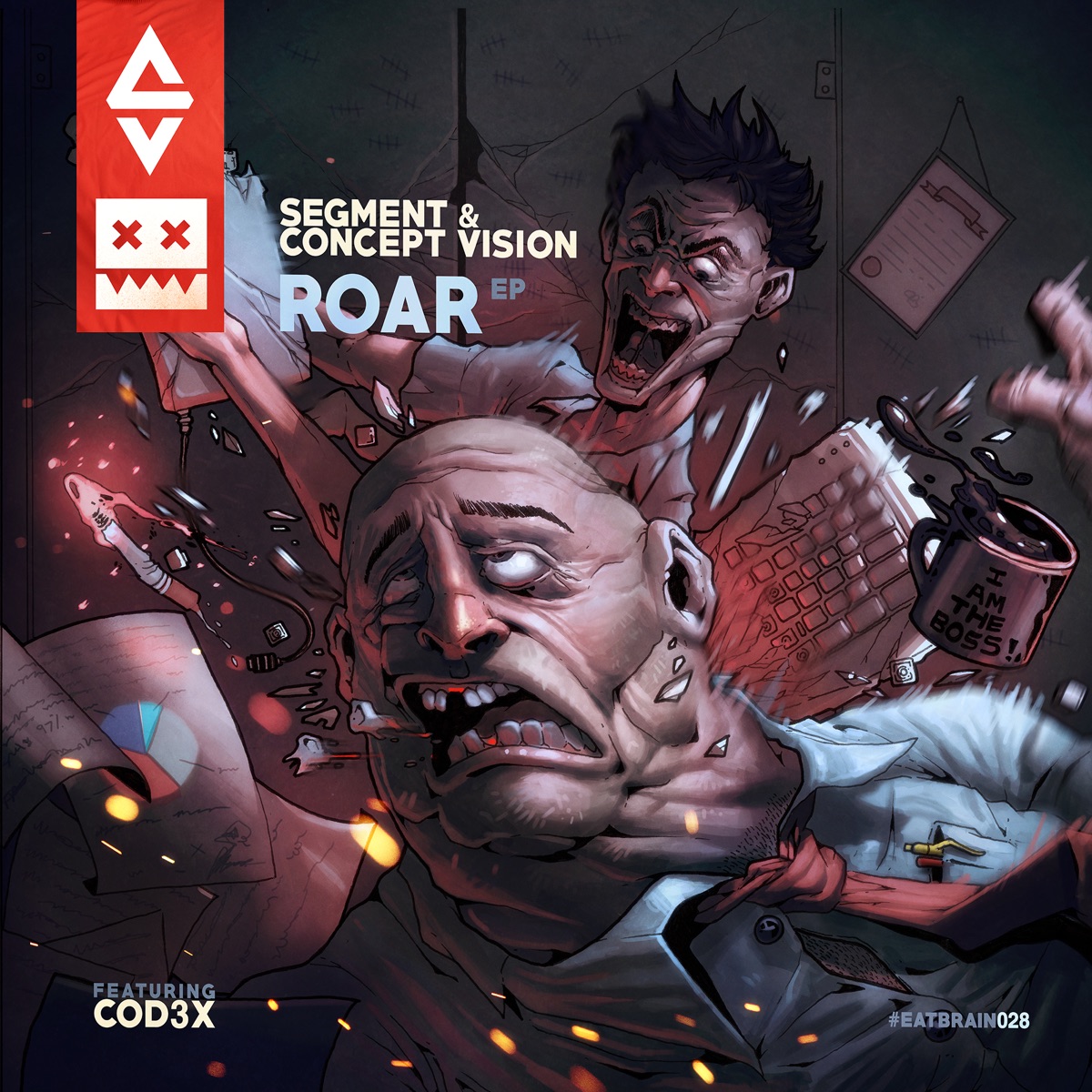 Roar (feat. Cod3x) - EP by Segment & Concept Vision album cover