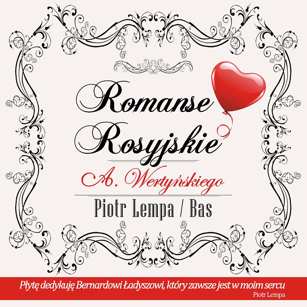 Romanse Rosyjskie A. Wertynskiego by Piotr Lempa album cover