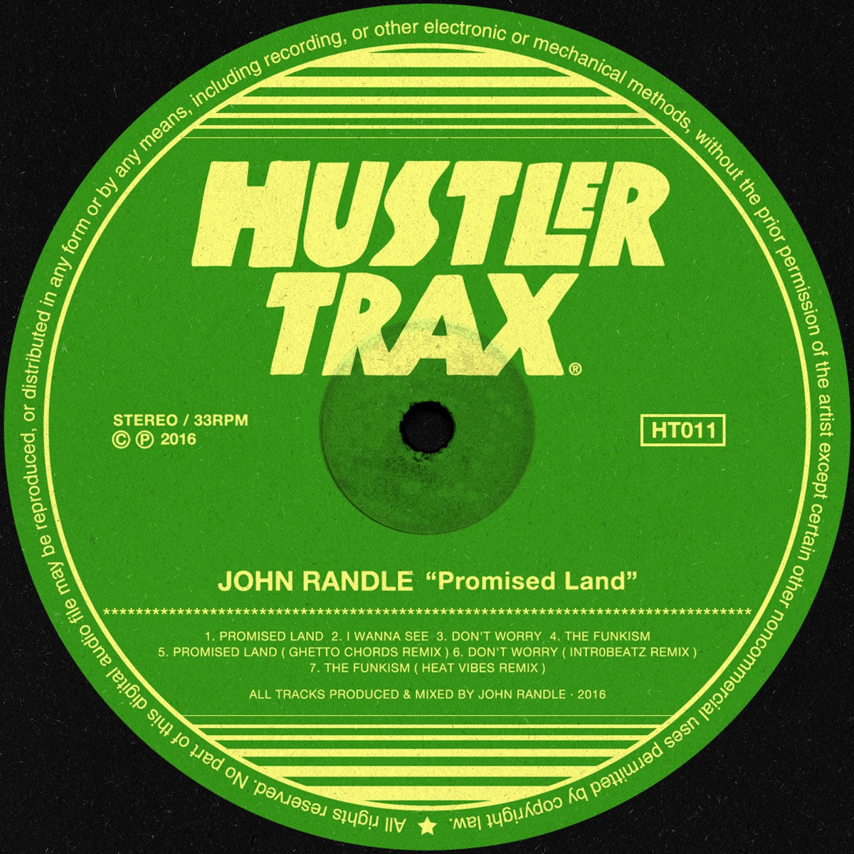 Promised Land by John Randle album cover