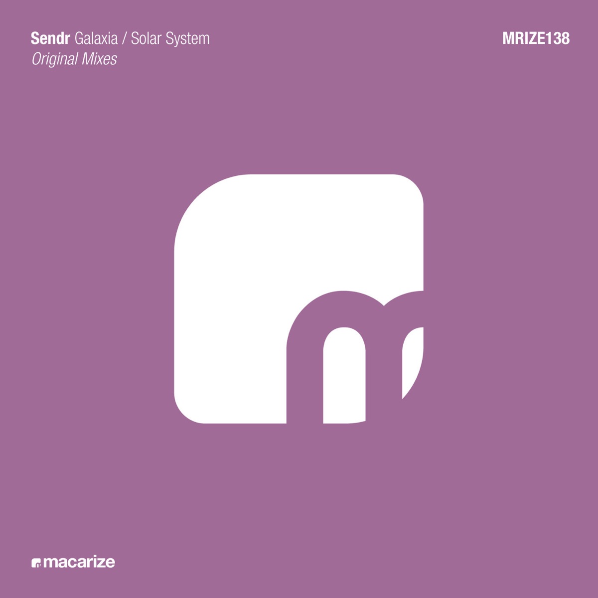 Galaxia / Solar System - Single by Sendr album cover
