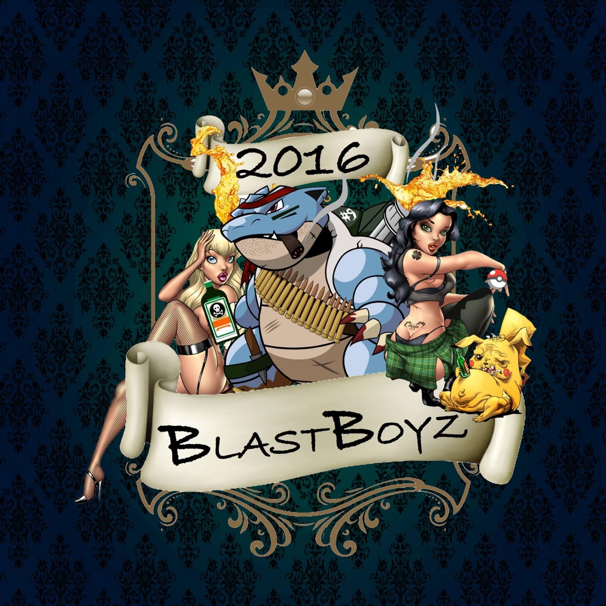 BlastBoyz 2016 (feat. Chris Baco) - Single by Zundo & Baco album cover