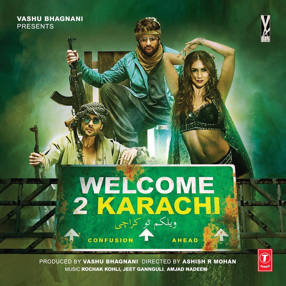 Welcome 2 Karachi (Original Motion Picture Soundtrack) by Rochak Kohli, Jeet Gannguli & Amjad-Nadeem album cover