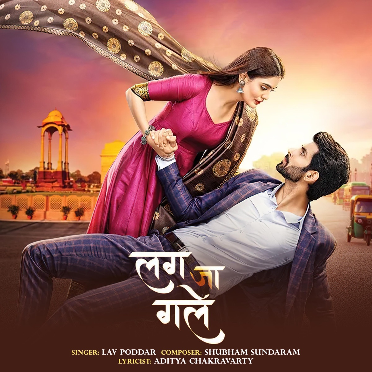Lag Ja Gale Title Track (From Lag Ja Gale) - Single by Shubham Sundaram, Lav Poddar & Aditya Chakravarty album cover