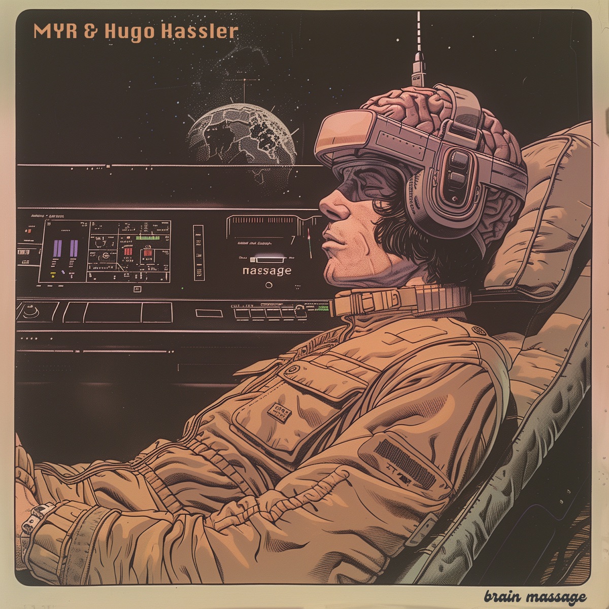 Brain Massage - Single by MYR & Hugo Hassler album cover
